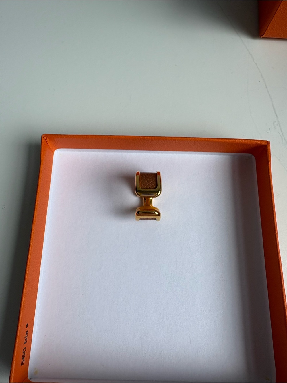 Hermes ear cuff  Gold with finish color